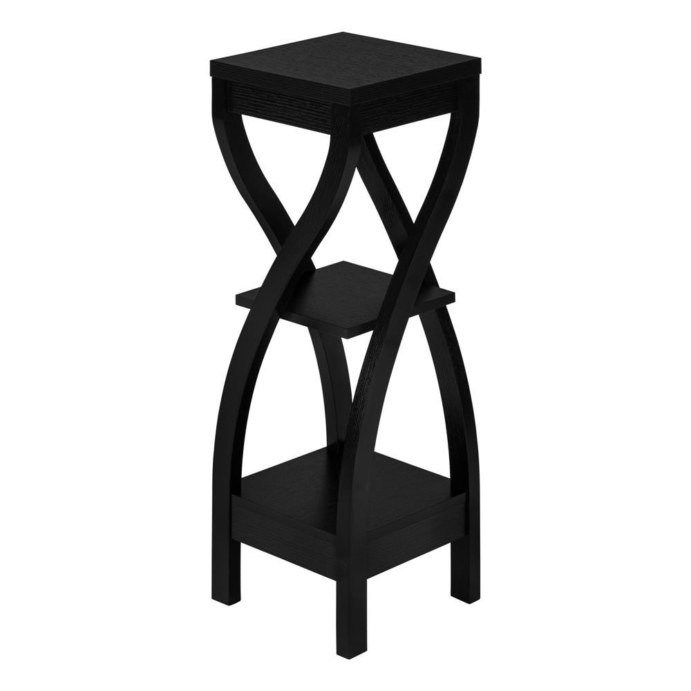 Monarch Specialties Black Composite Square Plant Table - Image 5