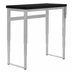 Monarch Specialties 48-in Black And Silver Metal Modern/contemporary Adjustable Desk