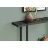 Monarch Specialties 48-in Black Reclaimed-look Industrial Console Table
