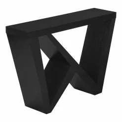 Monarch Specialties 48-in Black Modern Hall Console Table
