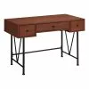 Monarch Specialties 47.25-in Dark Taupe Faux Wood Modern/Contemporary Computer Desk