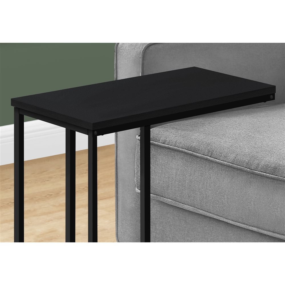 Monarch Specialties Black Composite Rectangular End Table - Image 3