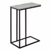 Monarch Specialties Grey Faux Wood Composite Rectangular End Table