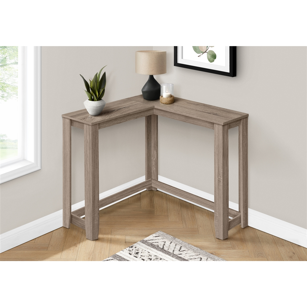 Monarch Specialties 35.5-in Dark Taupe Modern Accent Table - Image 4