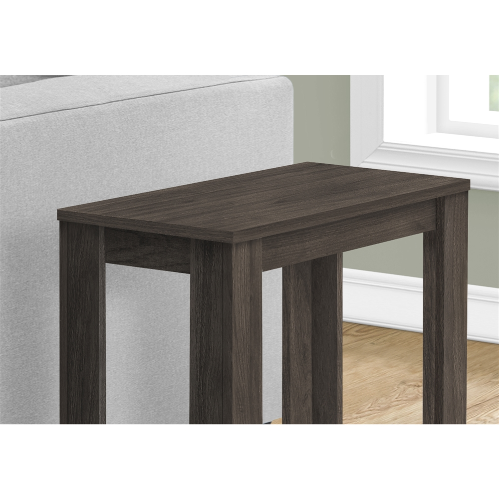 Monarch SpecialtiesĀ 23.75-in Brown Oak Composite Rectangular Accent Table - Image 5