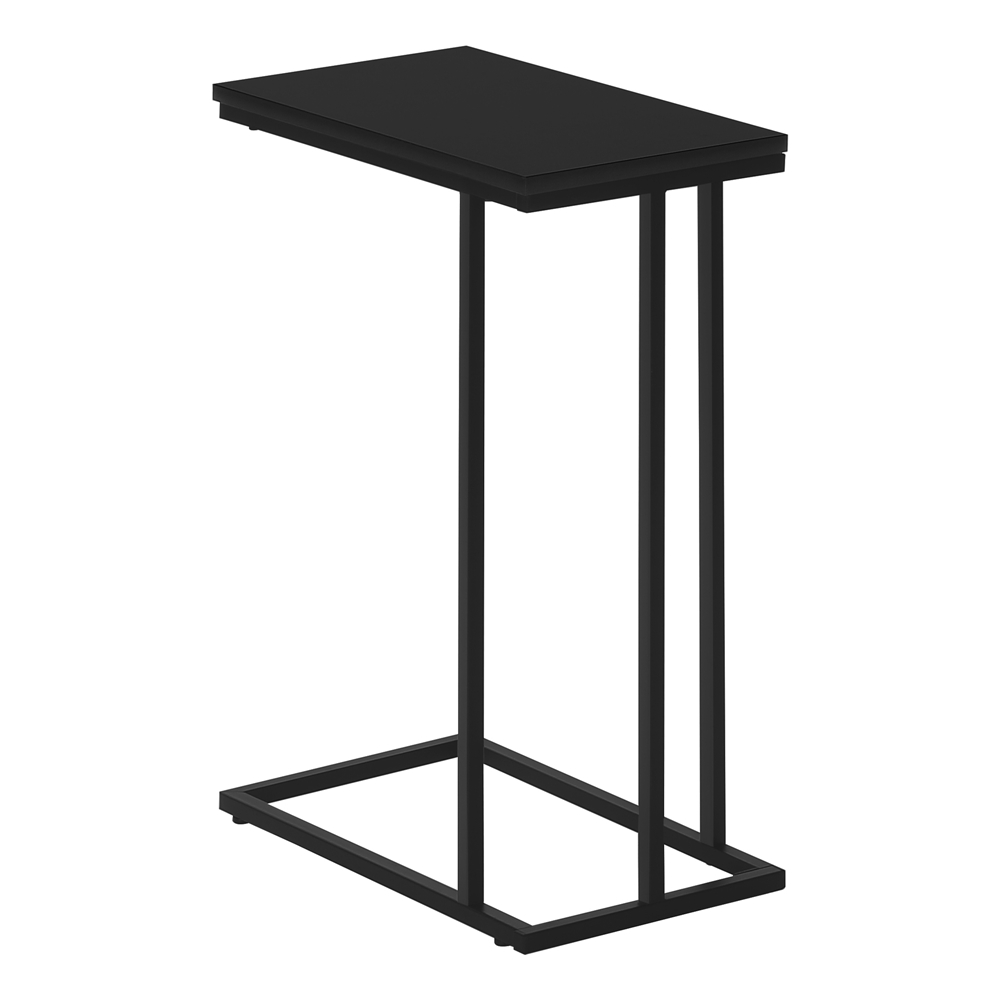 Monarch SpecialtiesĀ 10.25-in Black Composite Rectangular Accent Table - Image 4