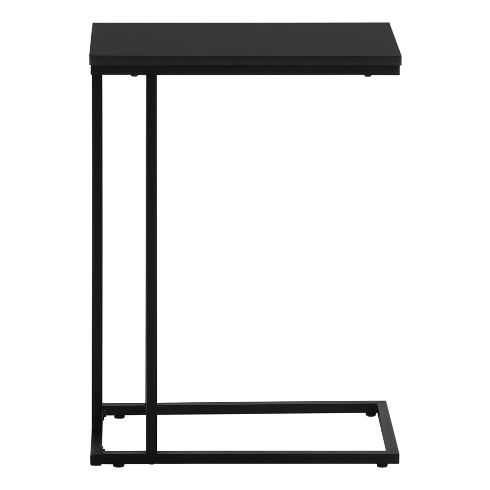 Monarch SpecialtiesĀ 10.25-in Black Composite Rectangular Accent Table - Image 2
