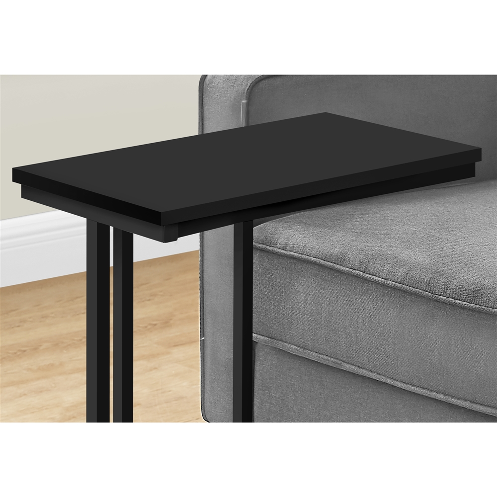 Monarch SpecialtiesĀ 10.25-in Black Composite Rectangular Accent Table - Image 9
