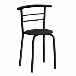 Monarch Specialties Black Dining Room Set With Oval Table - 3-Piece